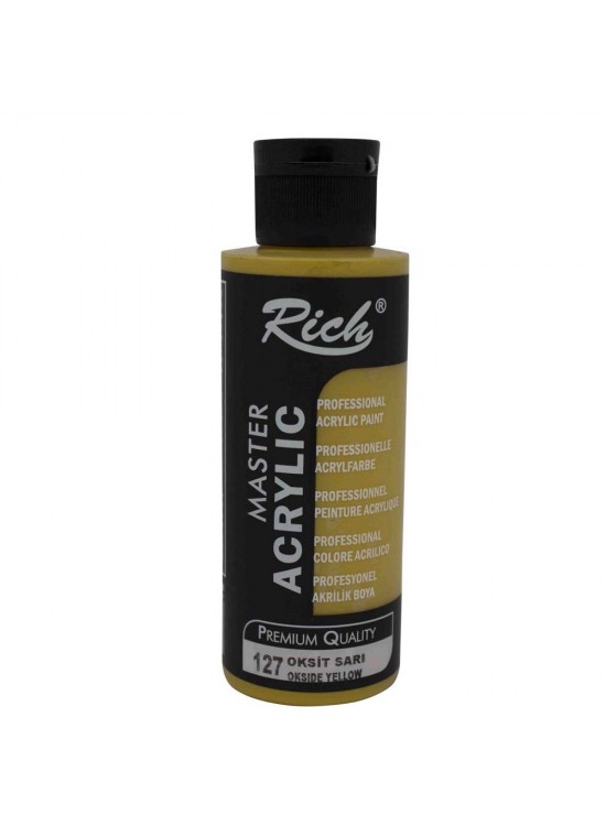 Rich Akrilik Boya Master 120 CC Oksit Sarı 120-127