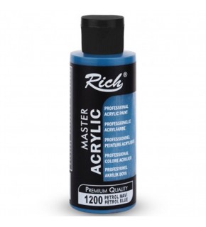 Rich Akrilik Boya Master 120 CC Petrol Mavi 120-1200