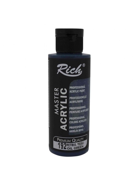 Rich Akrilik Boya Master 120 CC Petrol Yeşili 192