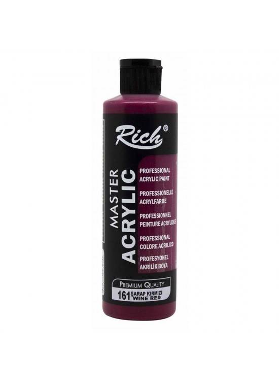 Rich Akrilik Boya Master 120 CC Şarap Kırmızı 161