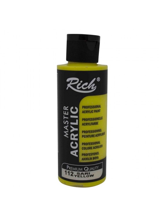 Rich Akrilik Boya Master 120 CC Sarı 120-112
