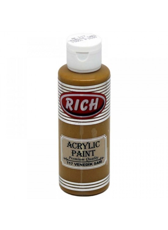 Rich Akrilik Boya Master 120 CC Venedik Sarı 117