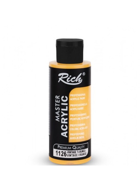 Rich Akrilik Boya Master 120 CC Vintage Turuncu 120-1126
