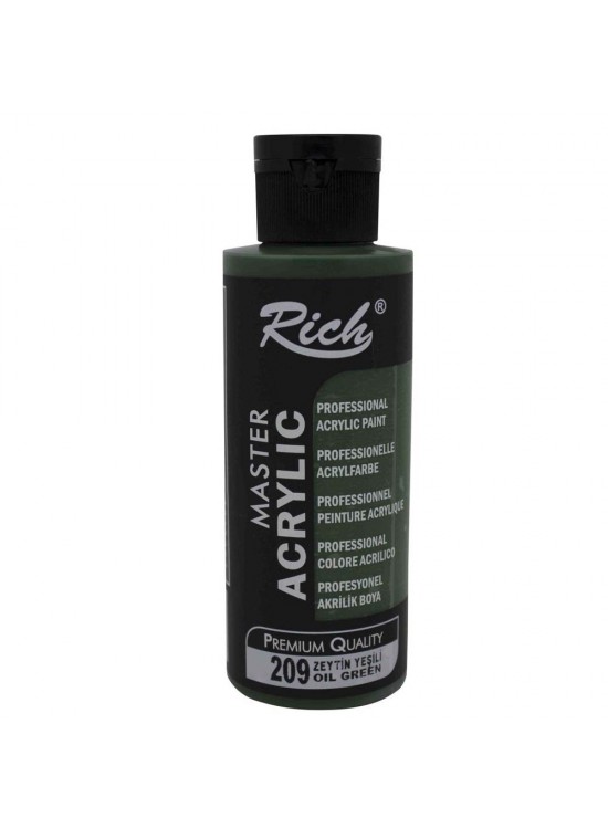 Rich Akrilik Boya Master 120 CC Zeytin Yeşili 120-209