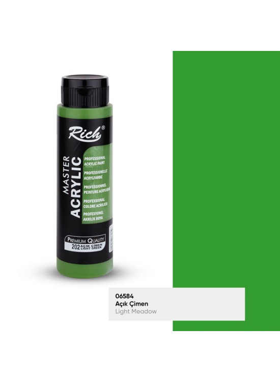 Rich Akrilik Boya Master 500 CC Açık Çimen 202