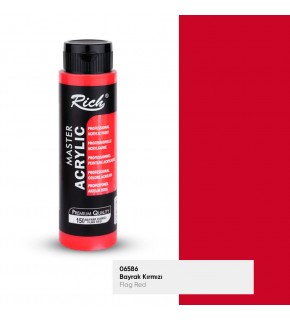 Rich Akrilik Boya Master 500 CC Bayrak Kırmızı 150