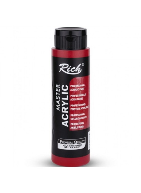 Rich Akrilik Boya Master 500 CC Kan Kırmızı 151