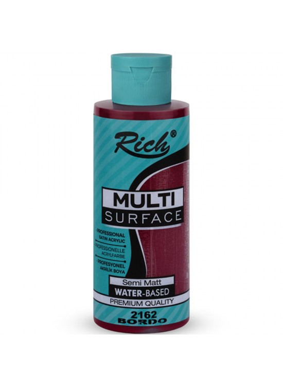 Rich Akrilik Boya Multi Surface 120 CC Bordo 120-2162