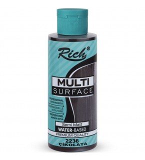 Rich Akrilik Boya Multi Surface 120 CC Çikolata 2236
