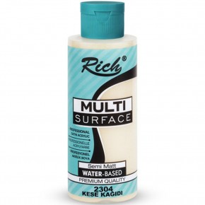 Rich Akrilik Boya Multi Surface 120 CC Kese Kağıdı 2304