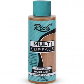 Rich Akrilik Boya Multi Surface 120 CC Kestane 2232