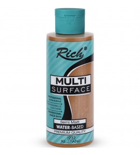 Rich Akrilik Boya Multi Surface 120 CC Kestane 2232