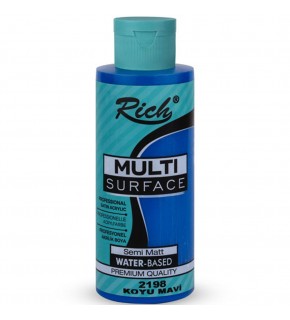 Rich Akrilik Boya Multi Surface 120 CC Koyu Mavi 120-2198