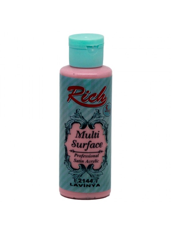 Rich Akrilik Boya Multi Surface 120 CC Lavinya 2144 Rich Akrilik Boya Multi Surface 120 CC Lavinya 2144