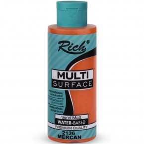 Rich Akrilik Boya Multi Surface 120 CC Mercan 120-2136