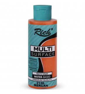 Rich Akrilik Boya Multi Surface 120 CC Mercan 120-2136