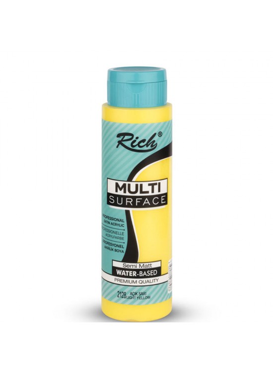 Rich Akrilik Boya Multi Surface 500 CC Açık Sarı 500-2128