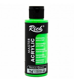 Rich Akrilik Florasan Boya Master 120 CC Yeşil 2445