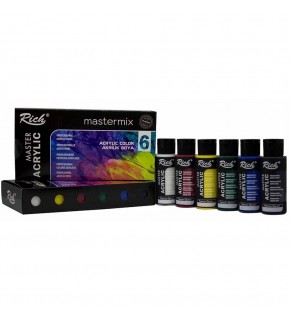 Rich Akrilik Set Master-Mix 60 CC 6 Lı 11406