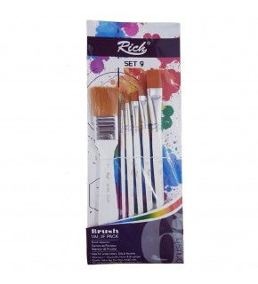 Rich Fırça Keep Smile Zemin 6 Lı Set 9 06693