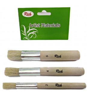 Rich Fırça Stencıl 3 Lü Set 2-4-6