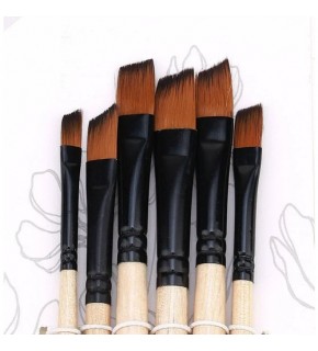 Rich Fırça Yeni Seri 04 Yan Kesik 6 Lı Set 11219