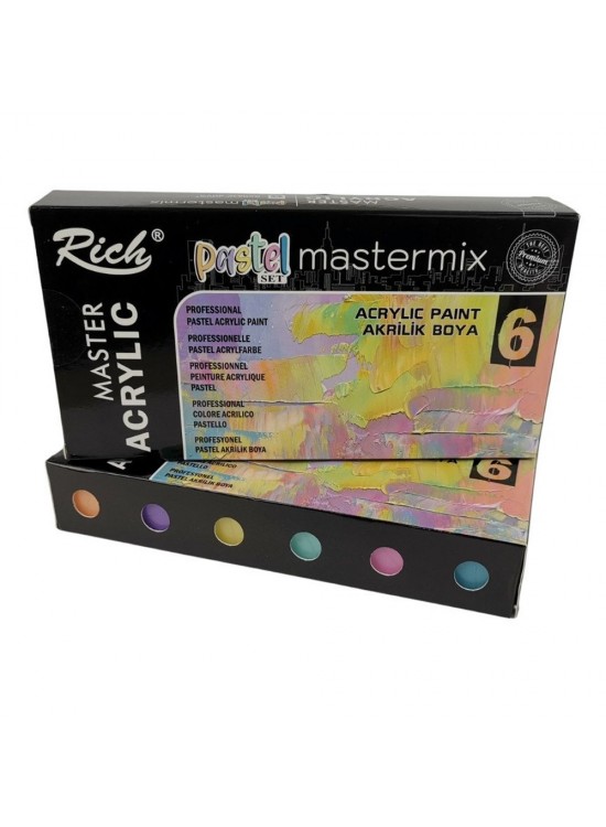 Rich Master Mix Pastel Set 6 Lı 06011408