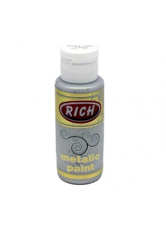 Rich Metalik Boya 60 CC Gümüş