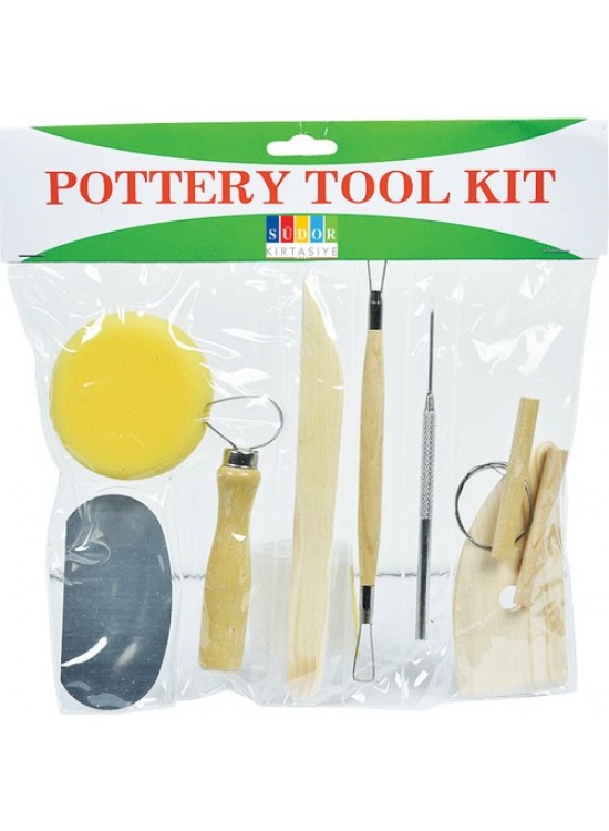 Rich Seramik Başlangıç Seti 8 Parça (Pottery Tool Kıt)