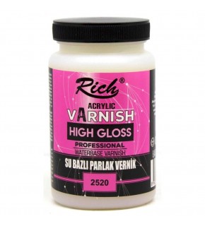 Rich Vernik Su Bazlı Parlak High Gloss 250 CC Kavanoz 250-2520