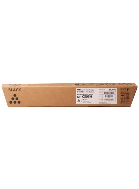 Ricoh MP C305 Black Siyah Orjinal Fotokopi Toneri MP C305SP-305SPF 12.000 Sayfa Ricoh MP C305 Black Siyah Orjinal Fotokopi Toneri MP C305SP-305SPF 12.000 Sayfa