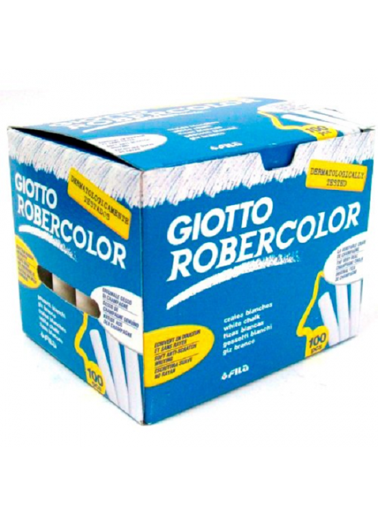 Robercolor Tebeşir Yuvarlak Tozsuz 100 LÜ Beyaz 538800