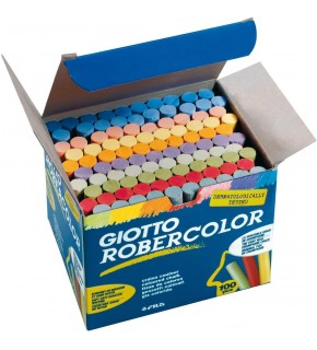 Robercolor Tebeşir Yuvarlak Tozsuz 100 LÜ Karışık Renk 539000