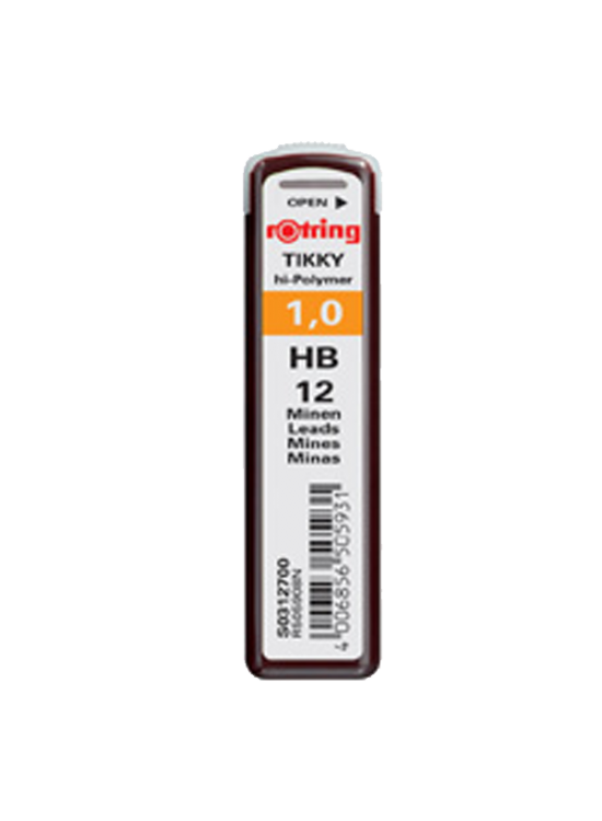 Rotring Min Hi-Polymer HB 0.9 MM S0312700 (1 Adet)