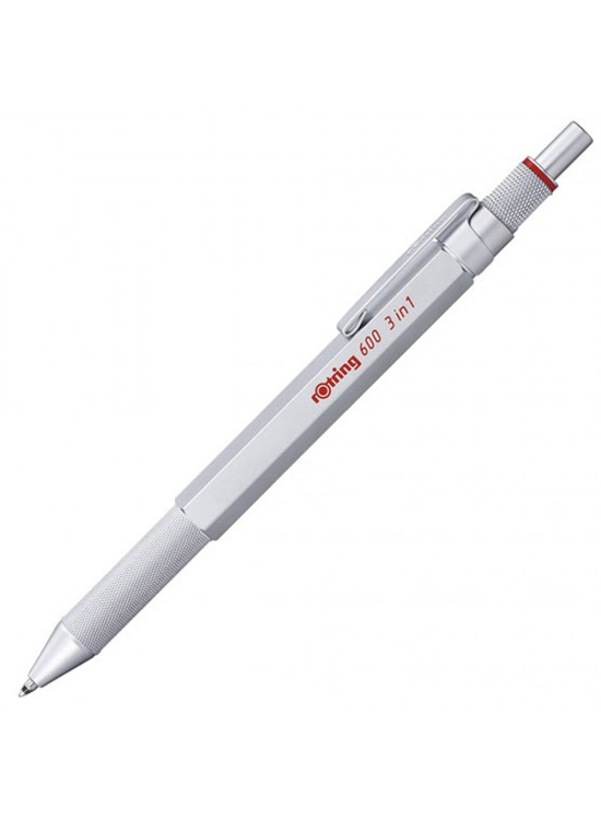 Rotring Multipen Üç Fonksiyonlu Kalem Krom 600 Rotring Multipen Üç Fonksiyonlu Kalem Krom 600