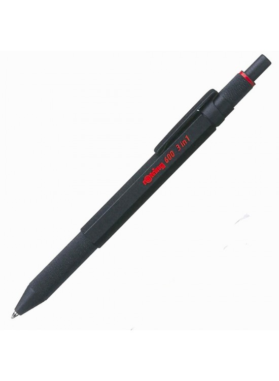 Rotring Multipen Üç Fonksiyonlu Kalem Siyah 600