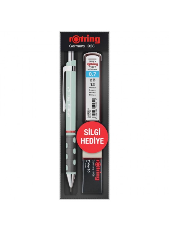 Rotring Okul Seti Tıkky Min Silgi 3 LÜ 0.7 MM Opal Mavi RO-KK07-07-OPAL