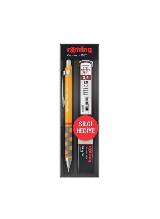 Rotring Okul Seti Tikky Rd 0.5+Min Silgi Hediyeli Mango Turuncu Rotring Okul Seti Tikky Rd 0.5+Min Silgi Hediyeli Mango Turuncu