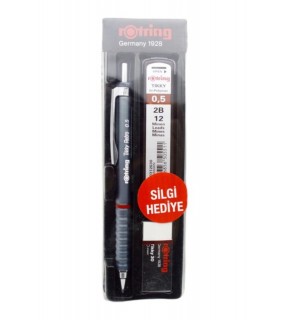 Rotring Okul Seti Tikky Retro 0.5+Min Silgi Hediyeli Gri