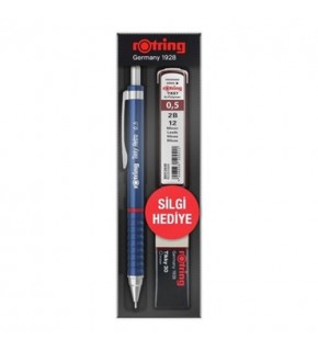 Rotring Okul Seti Tikky Retro 0.5+Min Silgi Hediyeli Mavi