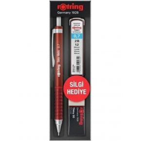 Rotring Okul Seti Tikky Retro 0.7+Min Silgi Hediyeli Kırmızı