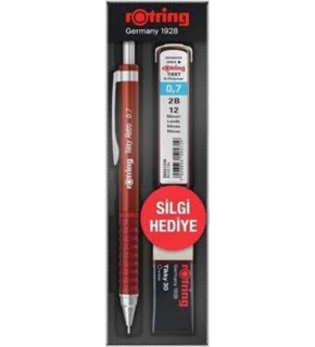 Rotring Okul Seti Tikky Retro 0.7+Min Silgi Hediyeli Kırmızı