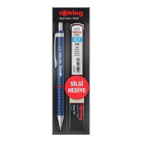 Rotring Okul Seti Tikky Retro 0.7+Min Silgi Hediyeli Mavi