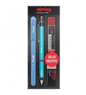 Rotring Okul Seti Visuclick+Jel 0.7 MM Mavi