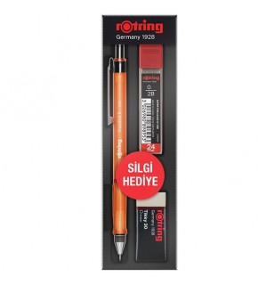 Rotring Okul Seti Visuclick+Min Silgi 0.5 MM Turuncu RO-VK05-TURUNCU