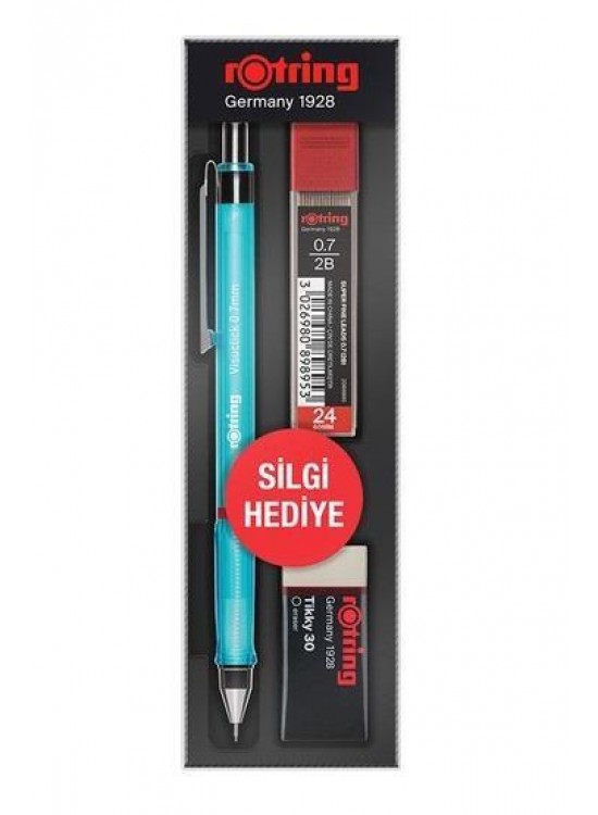 Rotring Okul Seti Visuclick Versatil/Min Silgi 0.7 MM Mavi RO-VK07