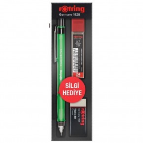 Rotring Okul Seti Visuclick Versatil /Min Silgi 0.7 MM Opak Yeşil RO-VK07