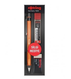 Rotring Okul Seti Visuclick Versatil/Min Silgi 0.7 MM Turuncu RO-VK07