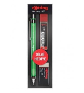 Rotring Okul Seti Visuclick Versatil/Min Silgi 0.7 MM Yeşil RO-VK07