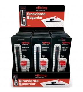 Rotring Sınav Seti Standı Dolu 24 Lü